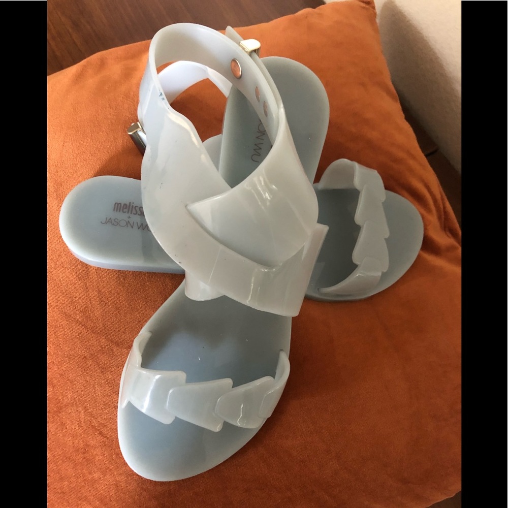 Aqua plastic shoes